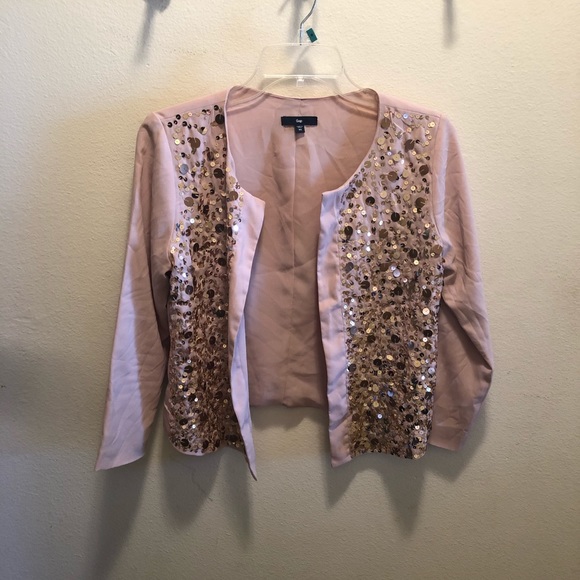 Gap mauve pink sequin cardigan XS - Picture 4 of 4